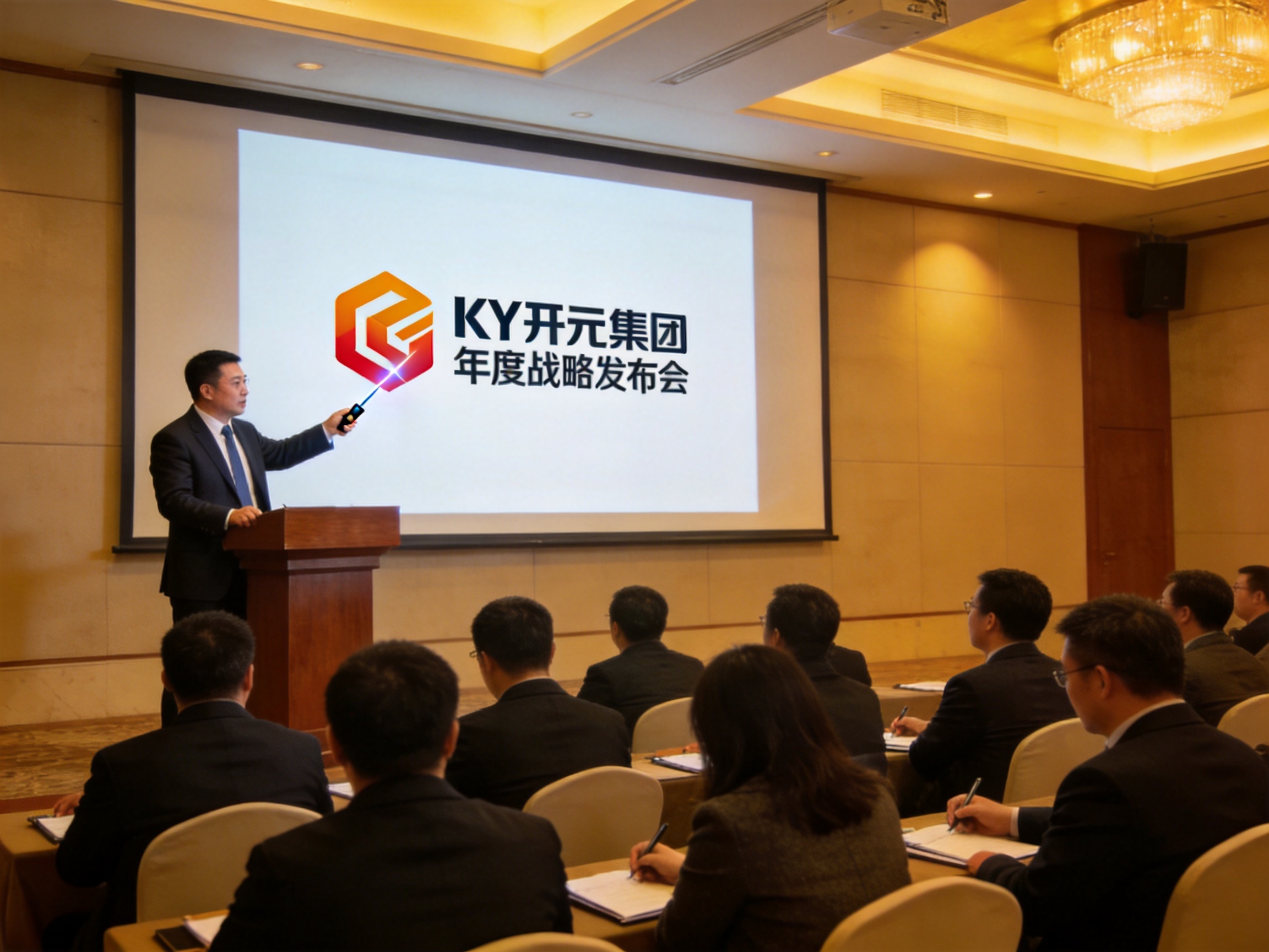 KY开元集团年度战略发布会现场